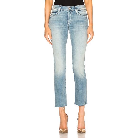 MOTHER Rascal Ankle Snippet Jeans Wild At Heart 24 - Picture 1 of 13